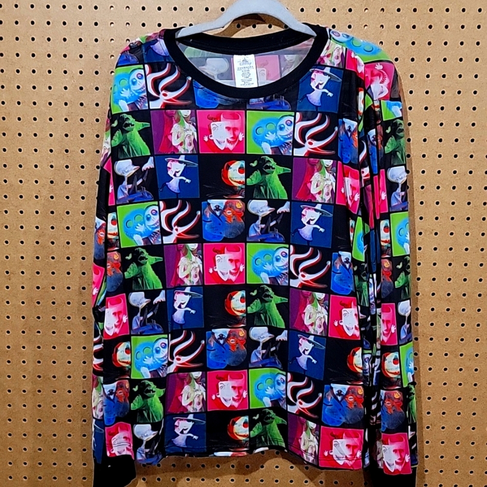 Nightmare before Christmas Women's XL Sheer shirt with built-in Cami